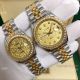 Copy Rolex Datejust Green Dial 2-Tone Lover Watch 36mm and 31mm (5)_th.jpg